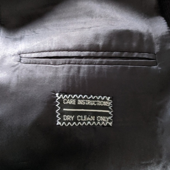 Valentino Uomo Black Wool Single Breast Blazer 41 - Picture 5 of 8